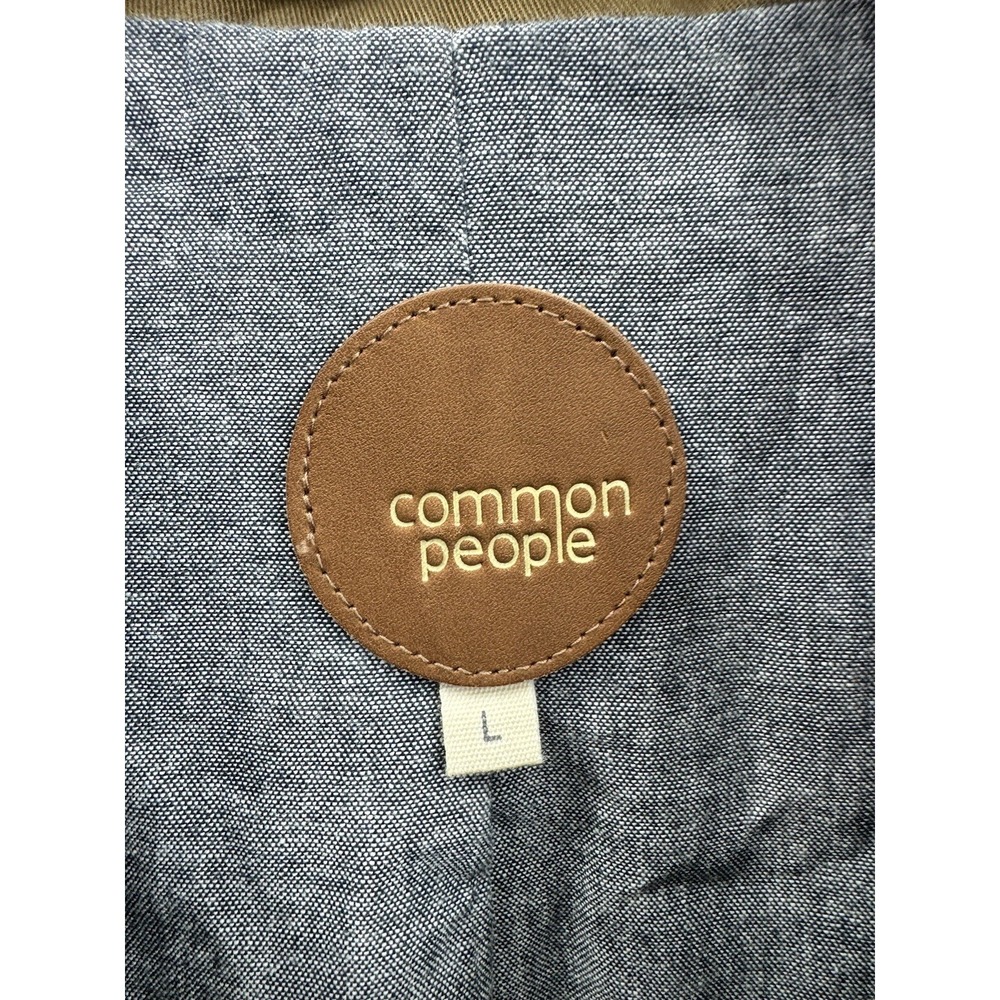 COMMON PEOPLE Men's Premium Overcoat Jacket Size Large - Picture 5 of 12